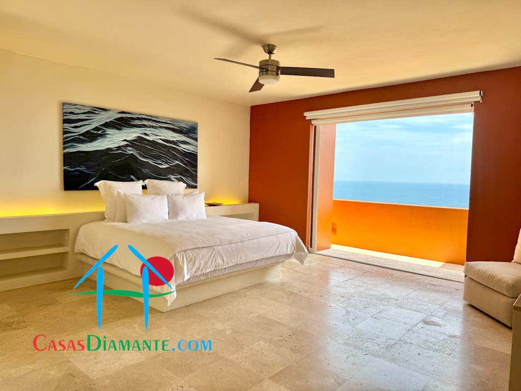 Real Diamante Villas del Sol Villa Turquesa 1 - Recámara principal 1